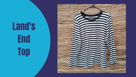 Land's End Striped Top