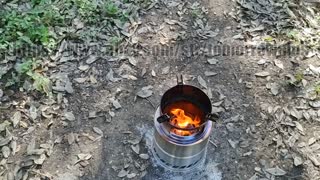 LARGE PORTABLE GASIFIER CAMPFIRE STOVE