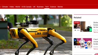 COVID AI Robot Dog Enforces Social Distancing in Singapore Park _ Coronavirus Trials