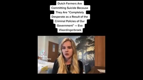 Eva Vlaardingerbroek .. Dutch Farmers committing suicide..