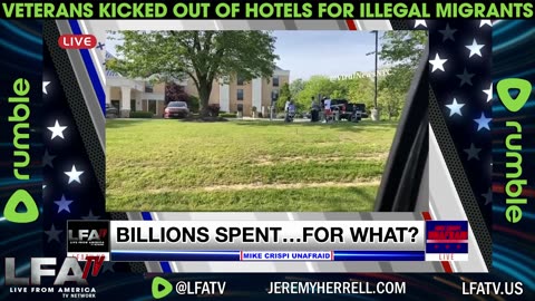 VETS KICKED OUT OF HOTELS FOR ILLEGALS!