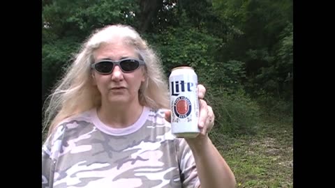 Miller Lite Protest by a Woman