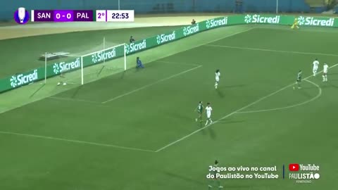 MELHORES MOMENTOS DE SANTOS 0 X 1 PALMEIRAS - FINAL DO PAULISTÃO FEMININO 2022 - JOGO DE IDA