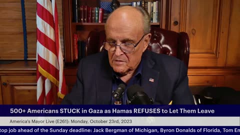 America's Mayor Live (E261): 500+ Americans STUCK in Gaza as Hamas REFUSES to Let Them Leave