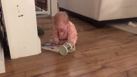 Lilyanna Reading A Book