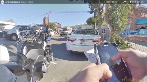 Police bodycam released of Laguna Beach city manager Shohreh Dupuis traffic stop for cell phone use