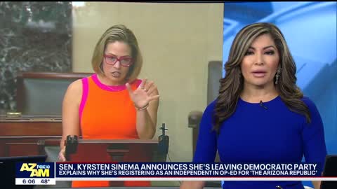 Kyrsten Sinema leaves Democratic Party, registers as independent