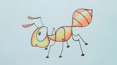 How to Turn word ant into a cartoon Ant