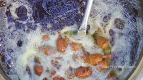 FRIED CHICKEN DRUMSTICK | Chicken Fry Recipe with Mashed Potato | Chicken Recipe Cooking In Village