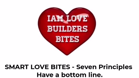 One of the Seven Principles of SMART LOVE - 7. Have a bottom line