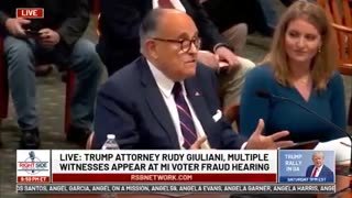 History, 2020 Rudy Giuliani presents CONCRETE VOTER FRAUD EVIDENCE