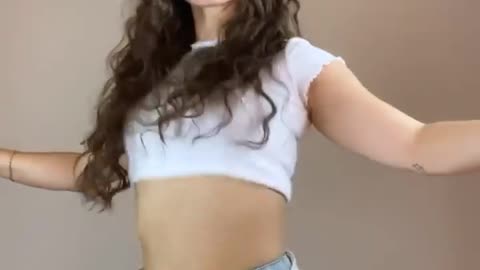 cute girl belly dance