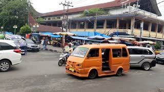 traditional market in the city of Padang