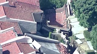 Landslide in Southern California destroys luxury homes