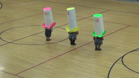 Three Kids Walk Out With Huge Paper Hats, Will Have You In Stitches