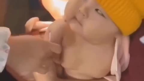 Baby injection reaction
