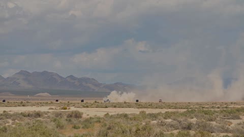 A-10 Thunderbolt II Test Cluster Bombs At NTTR