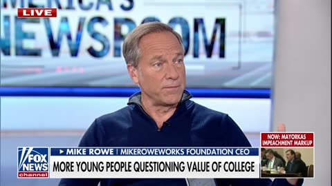 Mike Rowe warns there's a ‘giant reckoning’ coming for higher ed