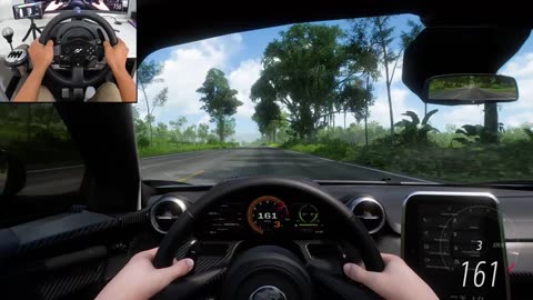 1100HP McLaren Senna | Forza Horizon 5 | Thrustmaster T300RS gameplay