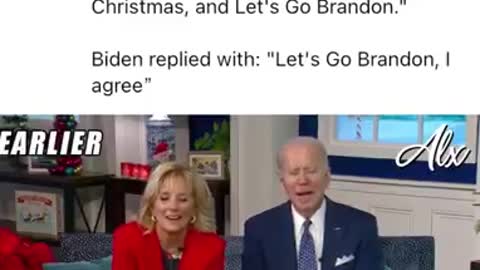 LETS GO BRANDON - I Agree Says Jo Biden