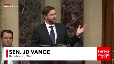 WATCH- JD Vance Delivers Hour-Long Tirade Against Biden's 'Utter Failure' Of A Border Strategy