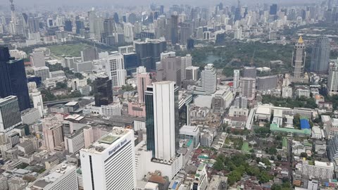 360 view of Bangkok from King Power Mahanakhon