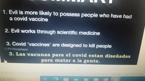 en exorcismo demonio habla de las vacunas