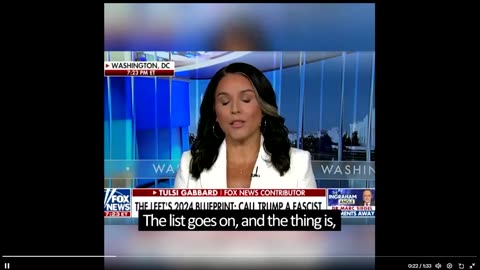 Tulsi talks about the Lefts agenda