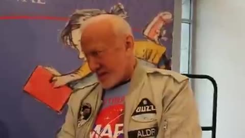 Buzz Aldrin admits the moon landing was fake "We didn't go there"