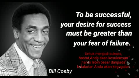 Inspiring Words of Wisdom by Bill Cosby