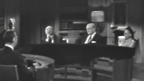 Court Of Human Relations, Secret (1959 Original Black & White Film)