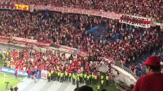 8 heridos tras riña en una tribuna del estadio Metropolitano de Barranquilla