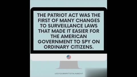 WHAT DOES THE PATRIOT ACT ALLOW?