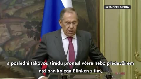 Sergej Lavrov před novináři prohlásil ..., 29.3.2023