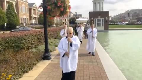 Eucharistic Procession Carmel Reflecting Pool