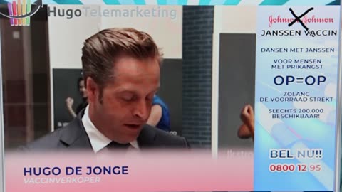 Hugo de Jonge Dansen met Janssen propaganda filmpje 2021