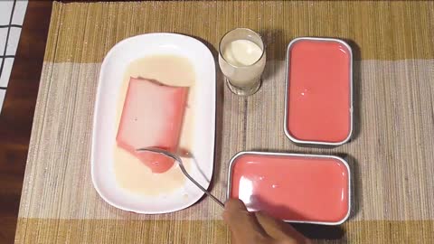 Milky Gelatin Dessert #yummy#dessert#gelatin#jelly - unflavored gelatin