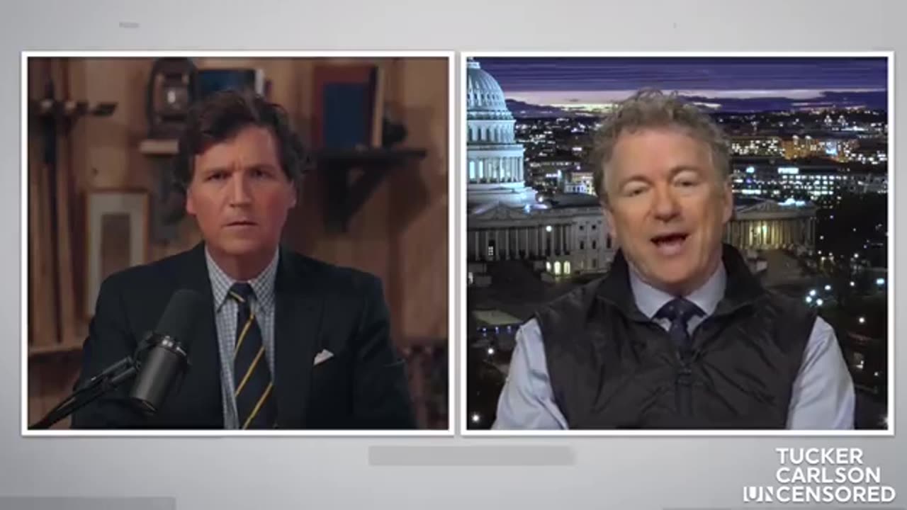 Tucker Carlson Interview with Rand Paul - Covid Origins and Fauci