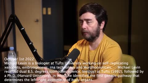 Michael Levin | Self-Replicating Xenobots, Embryogenesis, Synthetic Biology, Morphoceuticals and Blurring the Lines Between Man and Machine