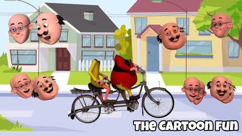 Cycle Motu Patlu Mighty raju shin Chan little singam rudra Cartoon game Cartoon game #Part (2)