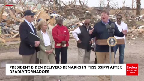 Mississippi Gov. Tate Reeves Praises Biden Admin For Immediate Assistance After Devastating Tornado