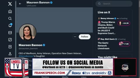 CPT. Maureen Bannon: "We Can't Let Globalists Win, They'll Do Anything To Win"