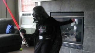 Darth vader shows off his dance moves
