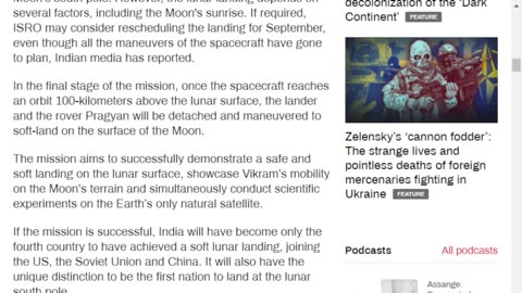 India’s Chandrayaan-3 spacecraft enters Moon orbit