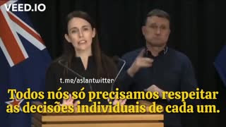 Jacinda Ardern: "Só precisamos respeitar as decisões individuais de todos.