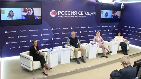 Press conference at Ria Novosti about child abduction and sexual harassment in war countries