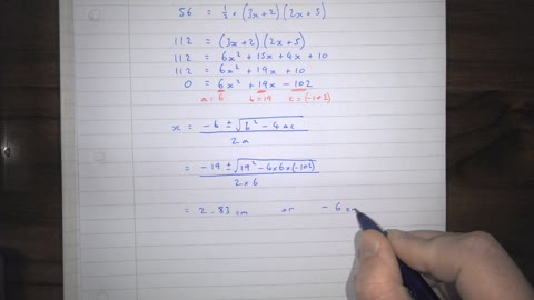 Algebra 09 - Forming Quadratic Equations