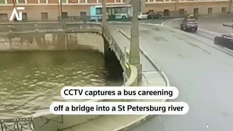 Terrifying Bus Crash CCTV Footage Reveals Fatal Swerve into River | Amaravati Today