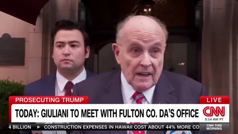 Rudy Giuliani's powerful message right before he had to turn himself in