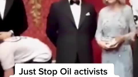 Just Stop Oil activists threw cake into the face of King Charles' waxwork